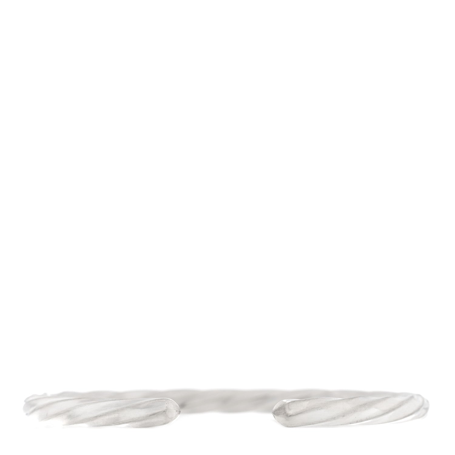 David Yurman Sterling Silver 6mm DY Helios Cuff Bracelet 2 of 3