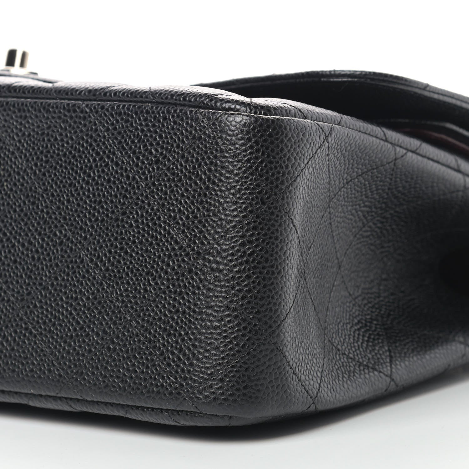 Chanel Caviar Quilted Jumbo Double Flap Black 9 of 12