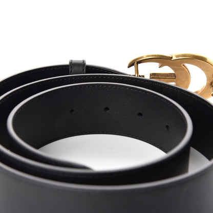 Gucci Calfskin Double G 40mm Belt 90 36 Black 4 of 5