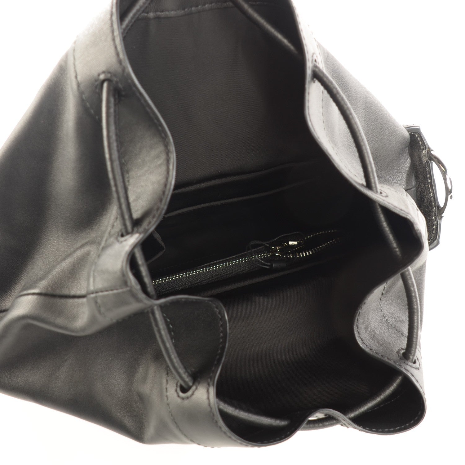 Alexander Wang Distressed Lambskin Flat Bucket Bag Erosion Rhodium Hardware 8 of 8