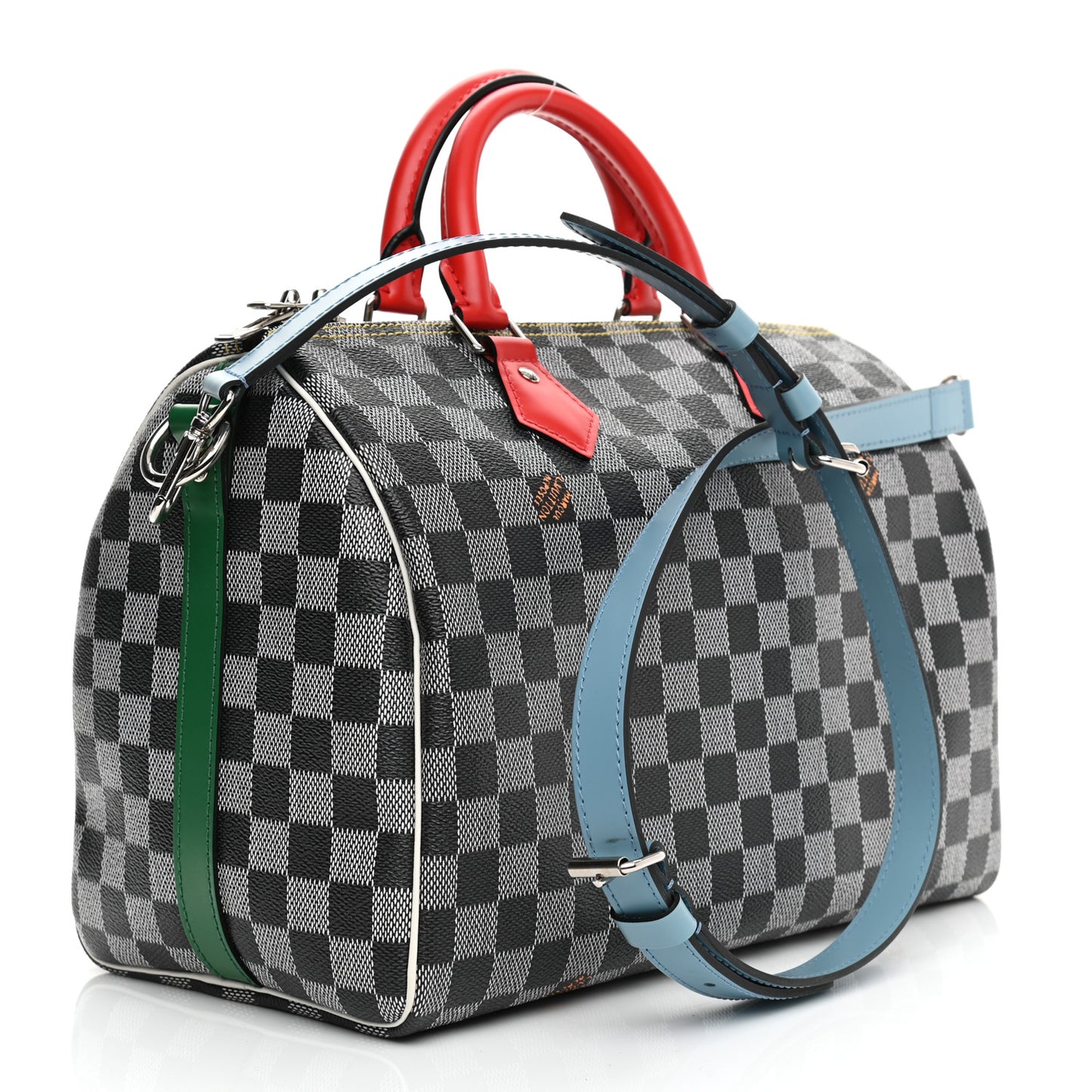 Damier Speedy Bandouliere 30 Black White