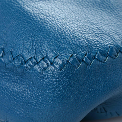 Bottega Veneta Washed Cervo Deerskin Large Hobo Blue 5 of 18