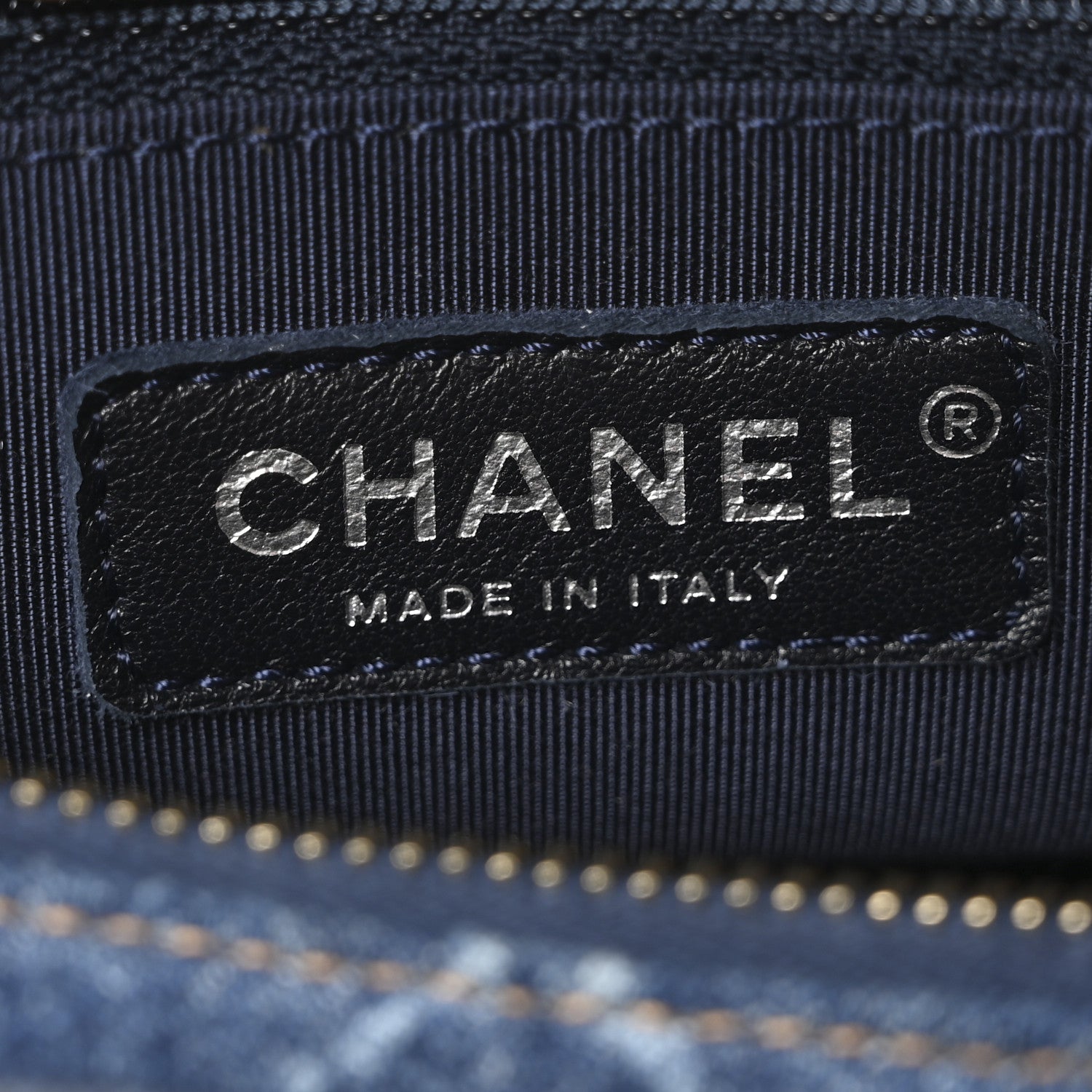 Chanel Denim Calfskin Medium Gabrielle Hobo Blue 6 of 10