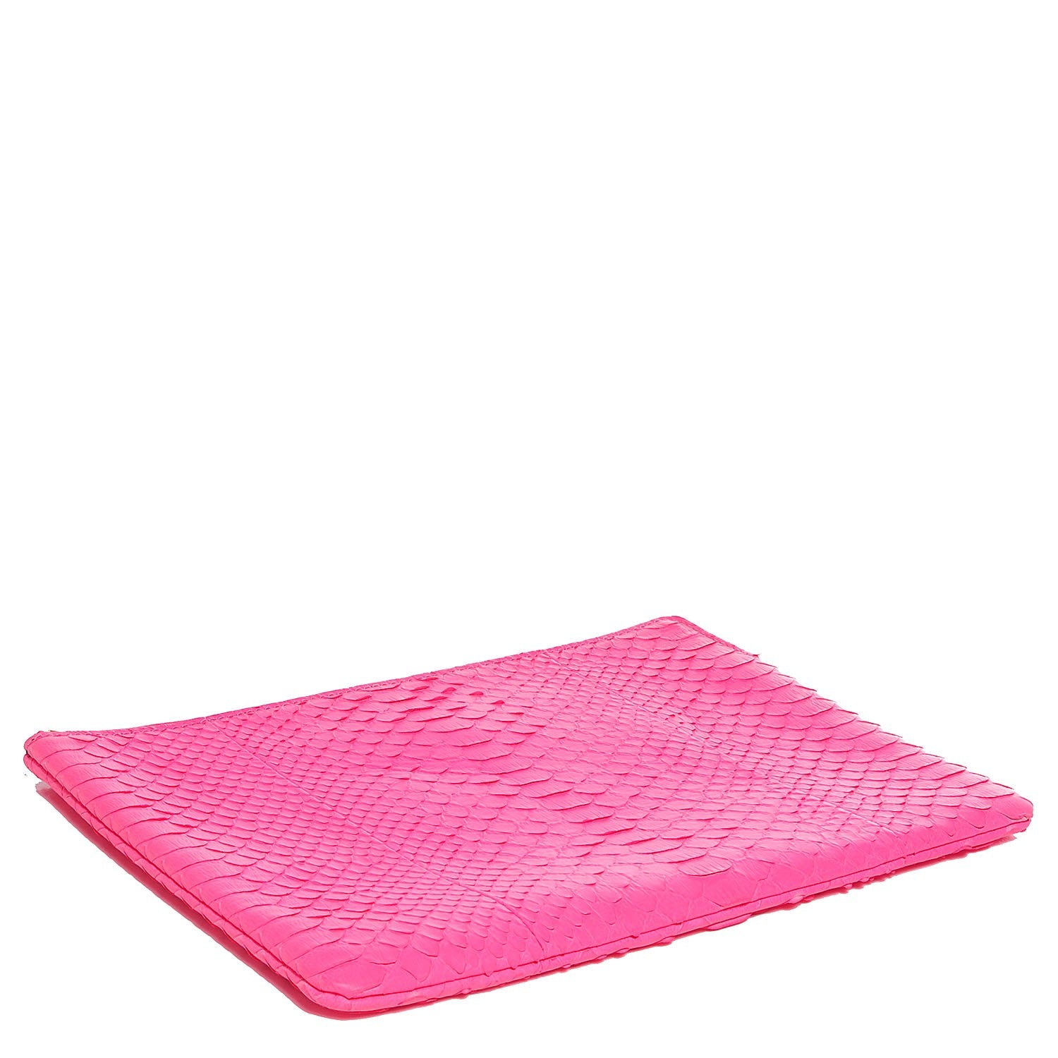 Celine Python Pouch Clutch Fluo Pink 4 of 8