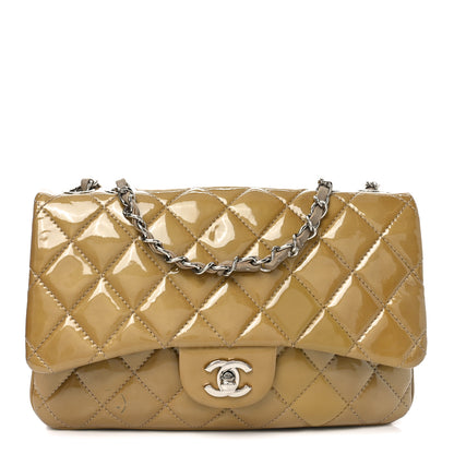 Chanel Patent Quilted 3 Jumbo Flap Light Brown 1 of 10