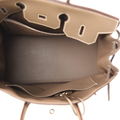Hermes Taurillon Clemence Birkin 35 Etoupe 5 of 11