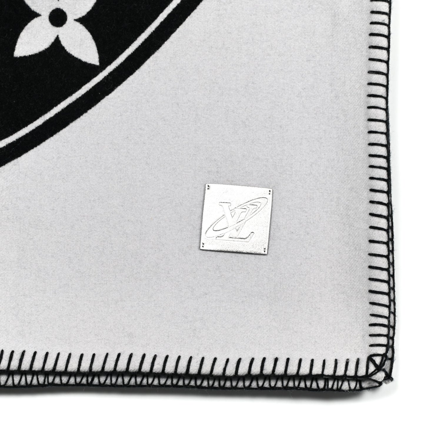 Wool Cashmere Satellite Blanket Black