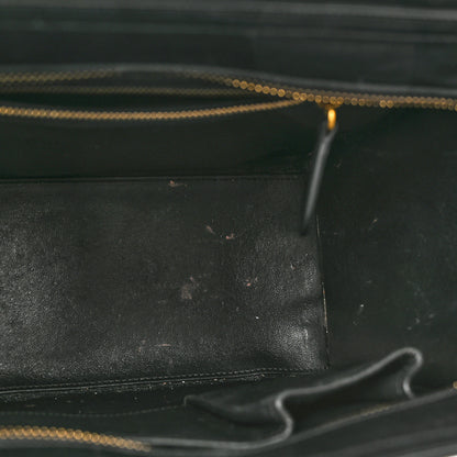 Celine Calfskin Micro Bi-Color Luggage Black White 11 of 11