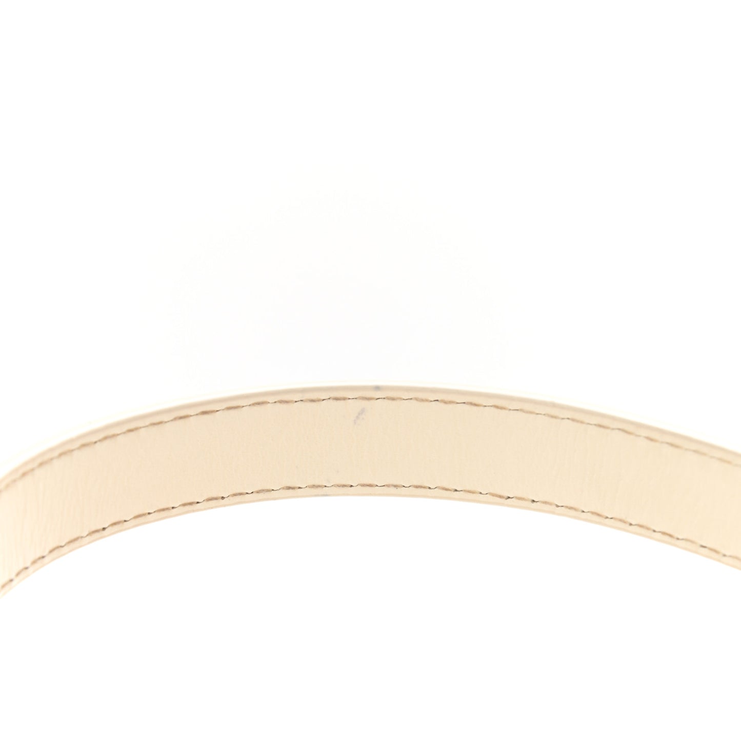 Oblique Mini Saddle Bag White