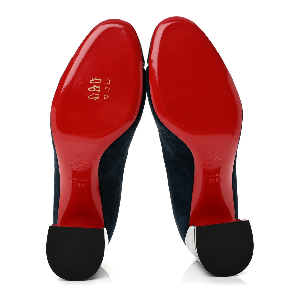 Suede Nappa Miss Duvette 55mm Cap Toe Pumps 36.5 Marine