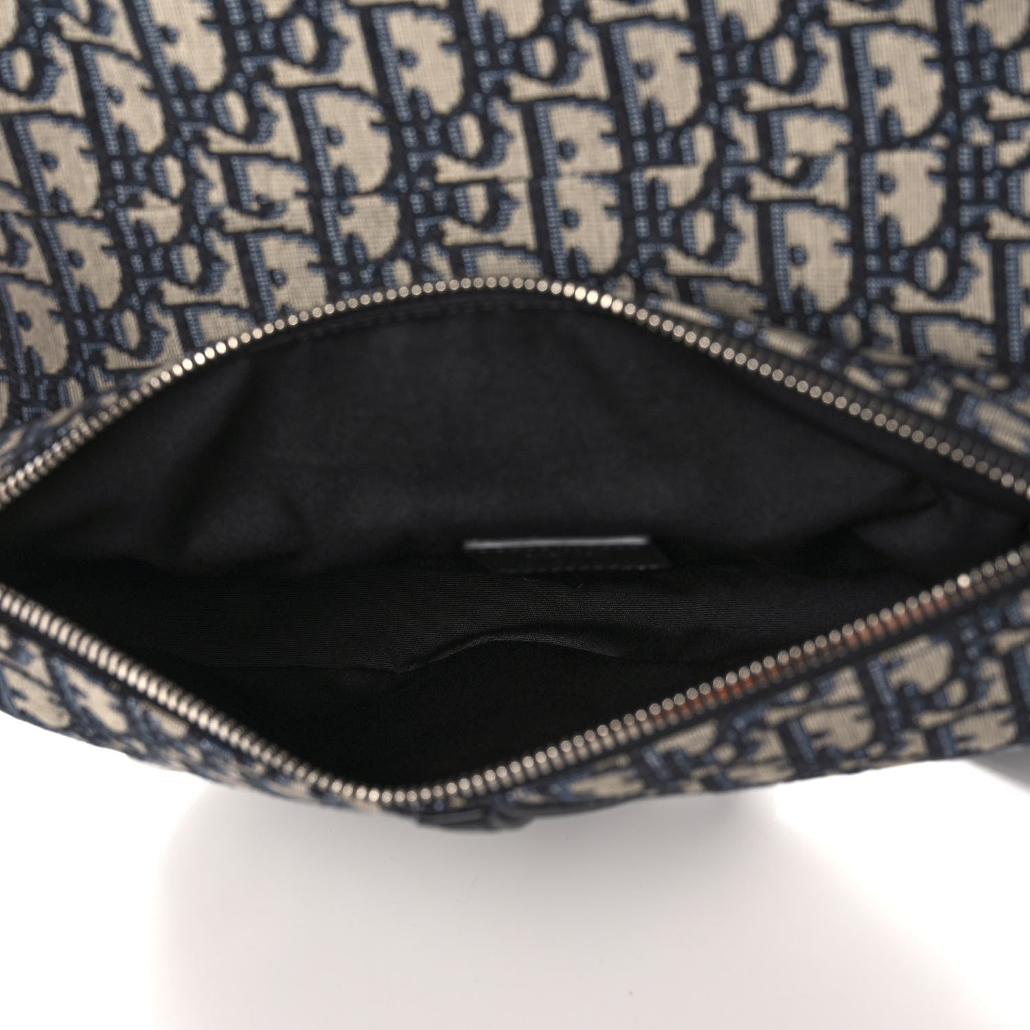 Christian Dior Oblique Mens Saddle Bag Blue 5 of 14