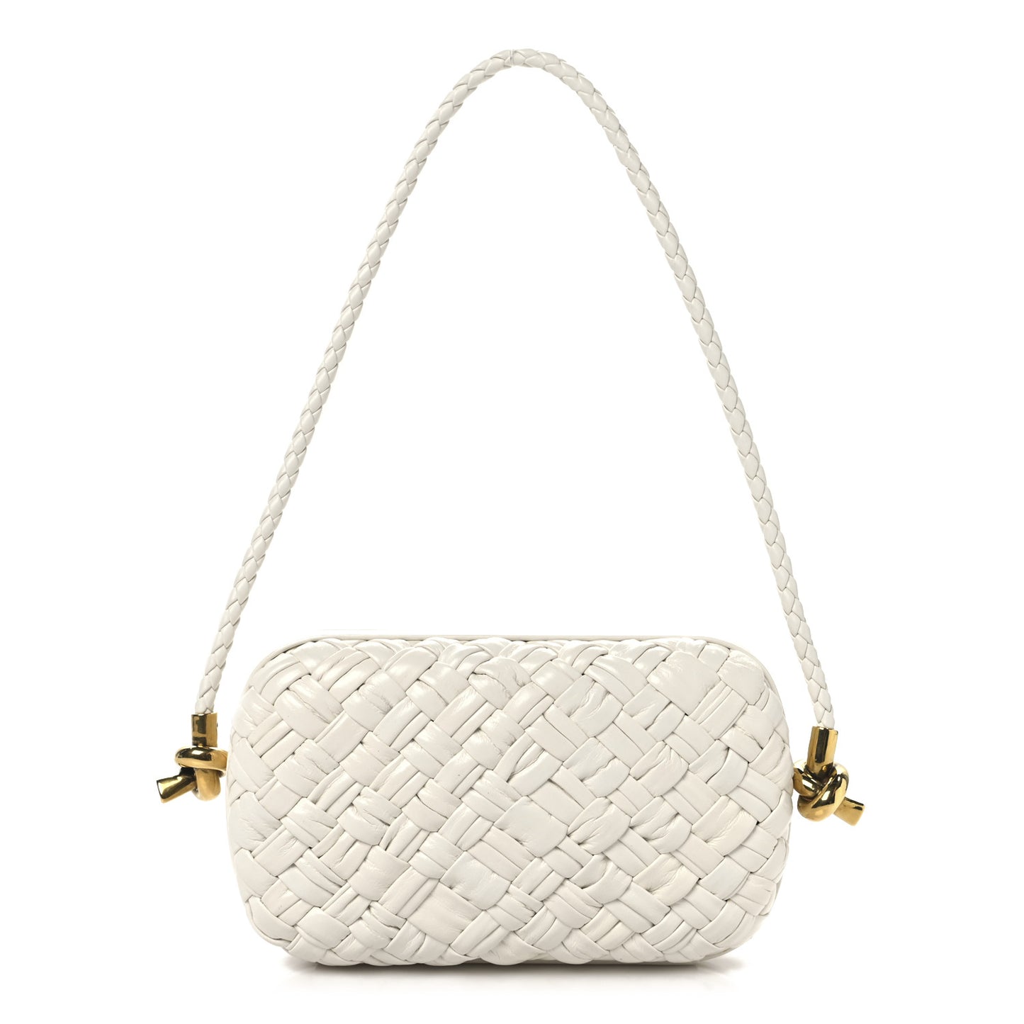 Foulard Intrecciato Knot On Strap White