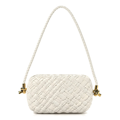 Bottega Veneta Foulard Intrecciato Knot On Strap White 1 of 10