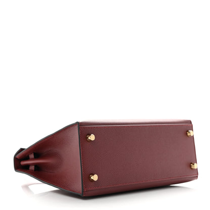 Hermes Epsom Kelly Sellier 25 Rouge H 3 of 10