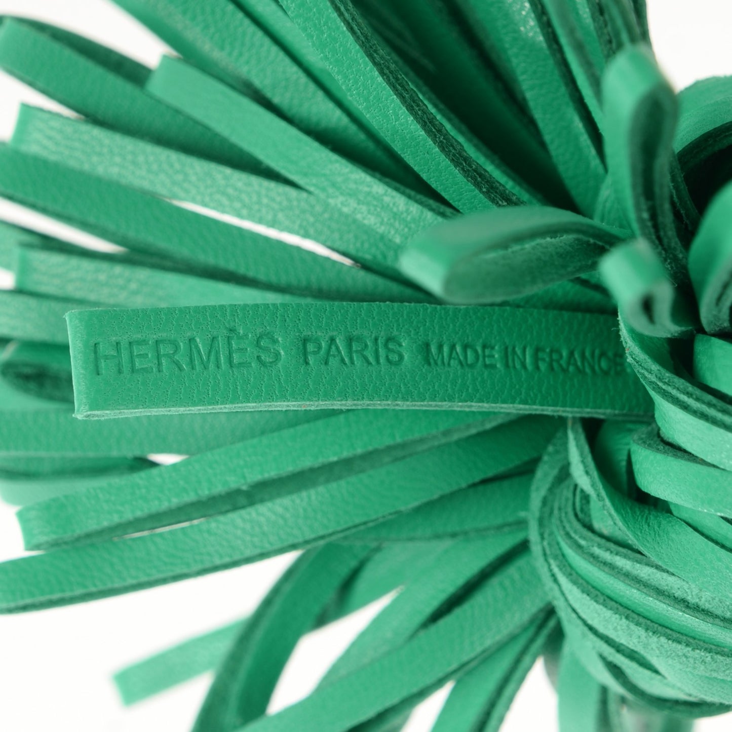 Lambskin Carmen Tassel Key Holder Menthe