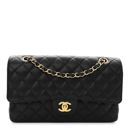 Chanel Caviar Quilted Medium Double Flap Black 1 of 10