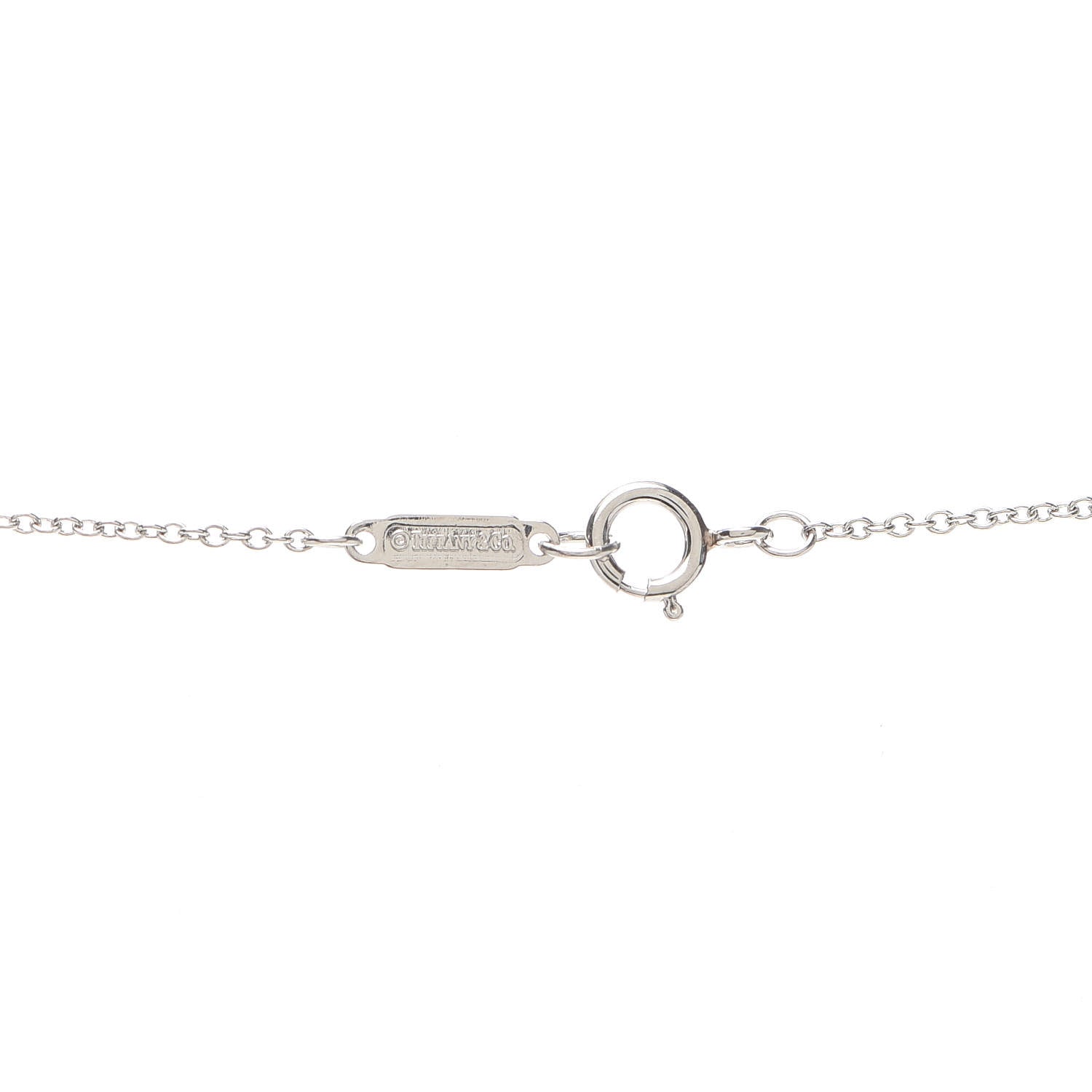 Tiffany Platinum Diamond Pink Tourmaline Soleste Pendant Necklace 5 of 6