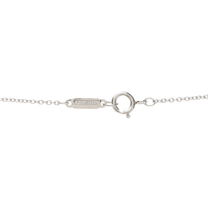 Tiffany Platinum Diamond Pink Tourmaline Soleste Pendant Necklace 5 of 6
