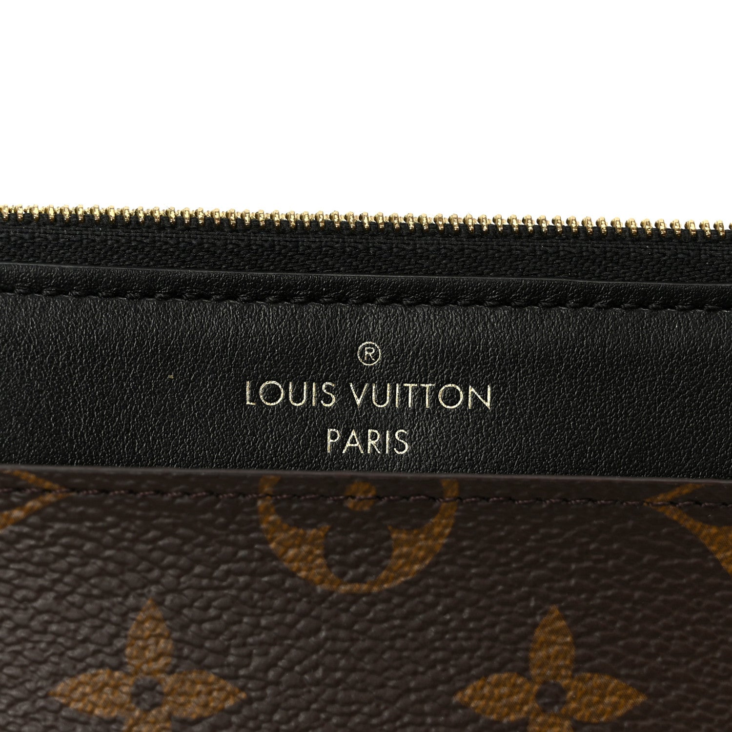 Louis Vuitton Monogram Slim Purse Black 7 of 9