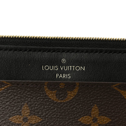 Louis Vuitton Monogram Slim Purse Black 7 of 9