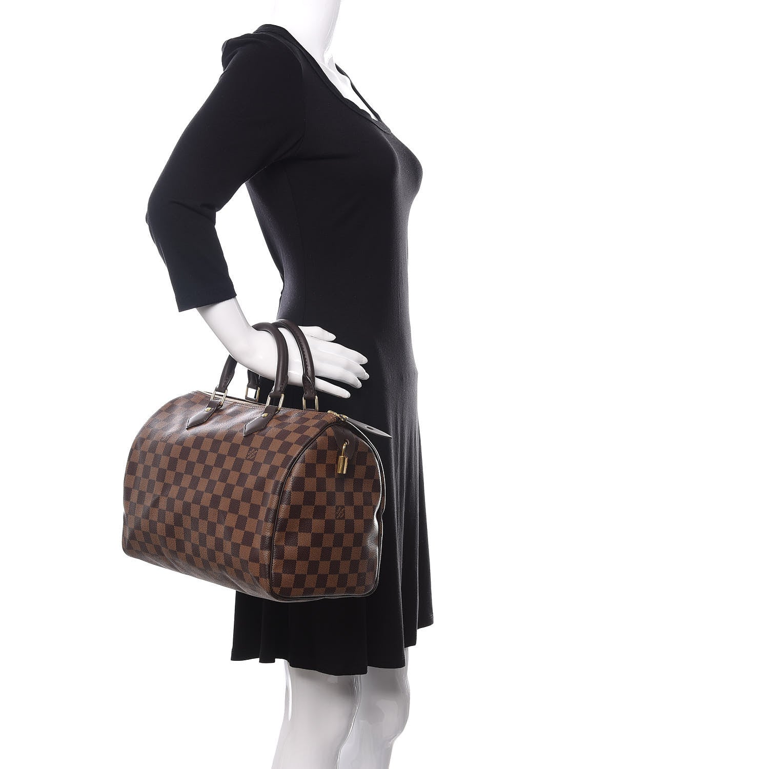 Louis Vuitton Damier Ebene Speedy 30 2 of 10