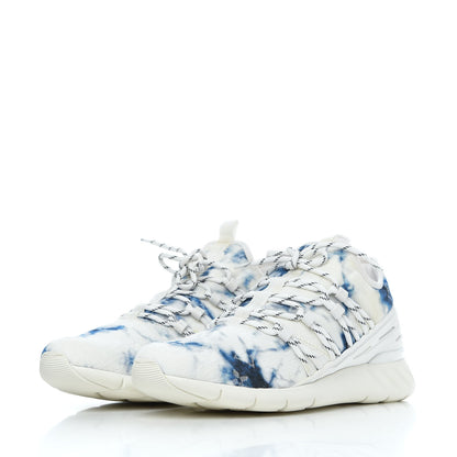 Louis Vuitton Denim Rubber Monogram Fastlane Low Sneakers 8 Marine 3 of 10