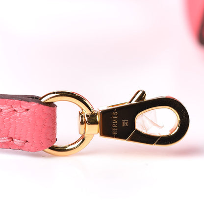 Hermes Chevre Mysore Mini Kelly Sellier 20 Rose Lipstick 26 of 29