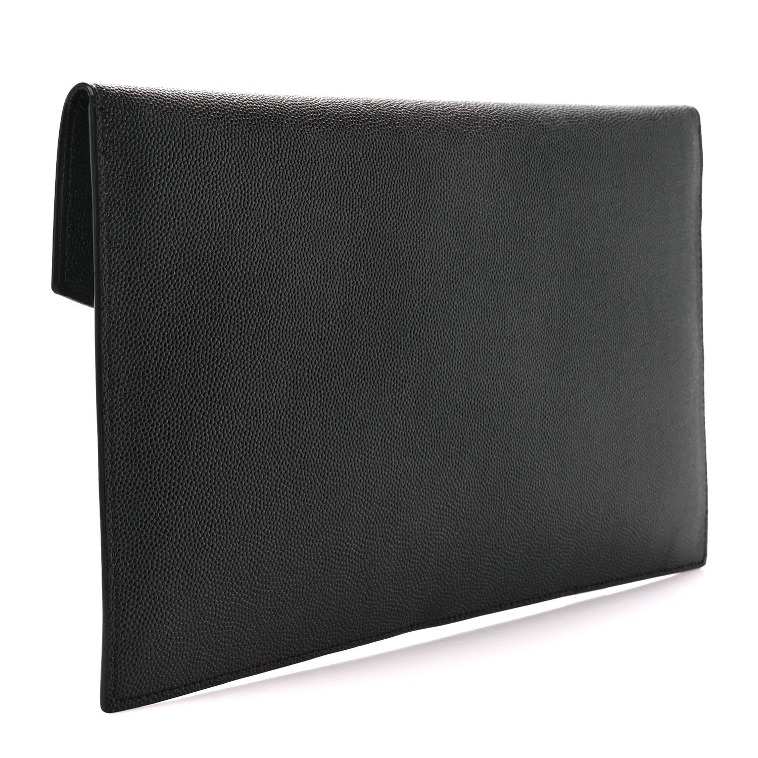 Saint Laurent Grain De Poudre Uptown Pouch Black 3 of 11