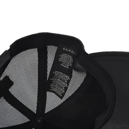 Gucci Nylon Monogram Baseball Hat XL Black 8 of 8