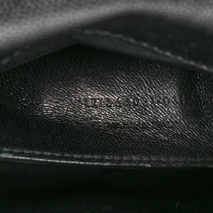Saint Laurent Grain De Poudre Medium Classic Monogram Kate Satchel Black 8 of 12
