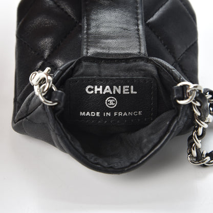 Chanel Lambskin Quilted Phone Case Black 7 of 7
