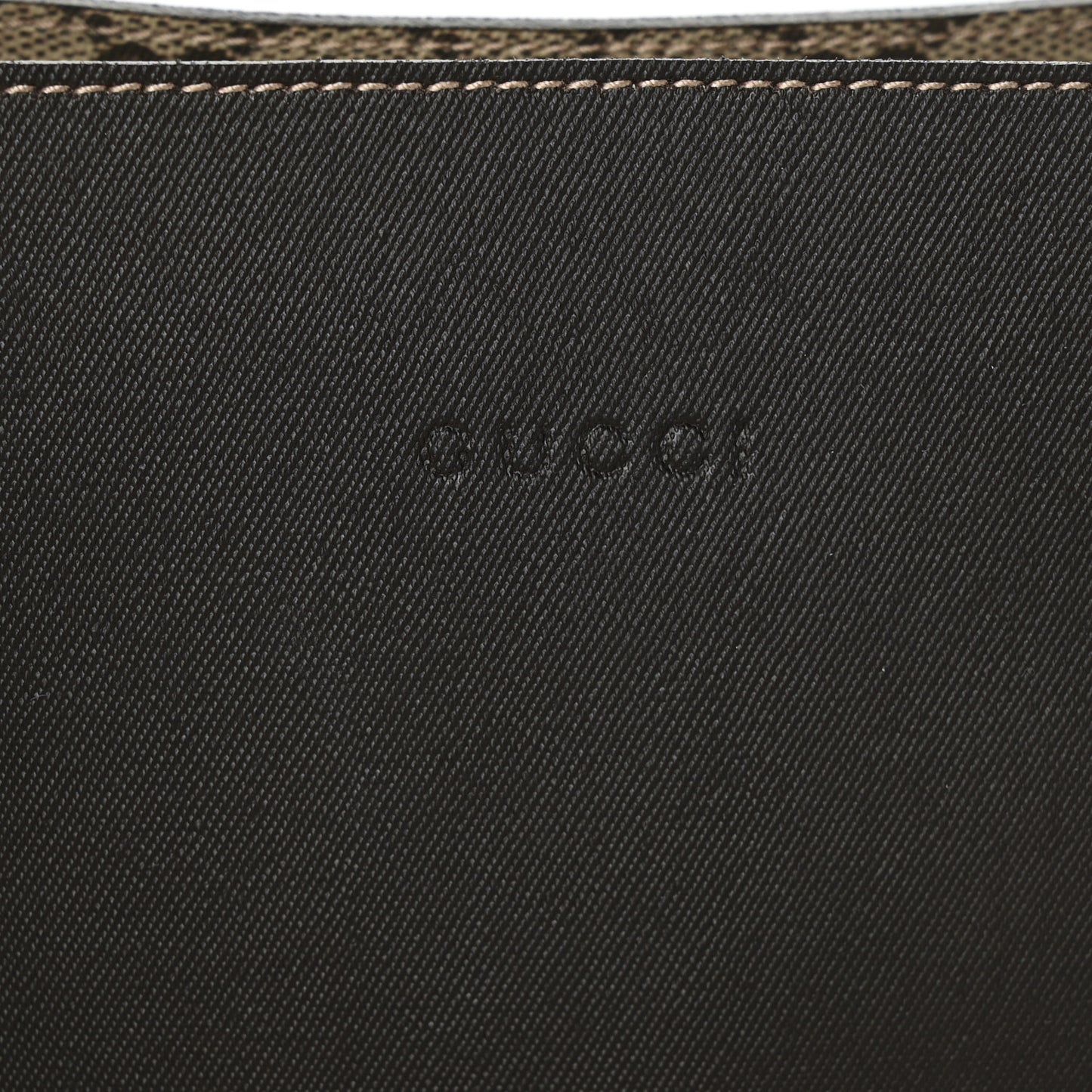 Calfskin GG Supreme Monogram Medium Reversible Tote Dark Brown