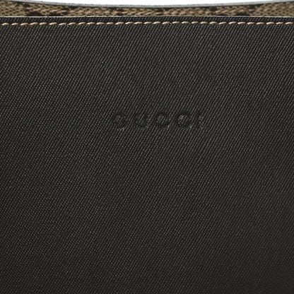 Gucci Calfskin GG Supreme Monogram Medium Reversible Tote Dark Brown 11 of 13