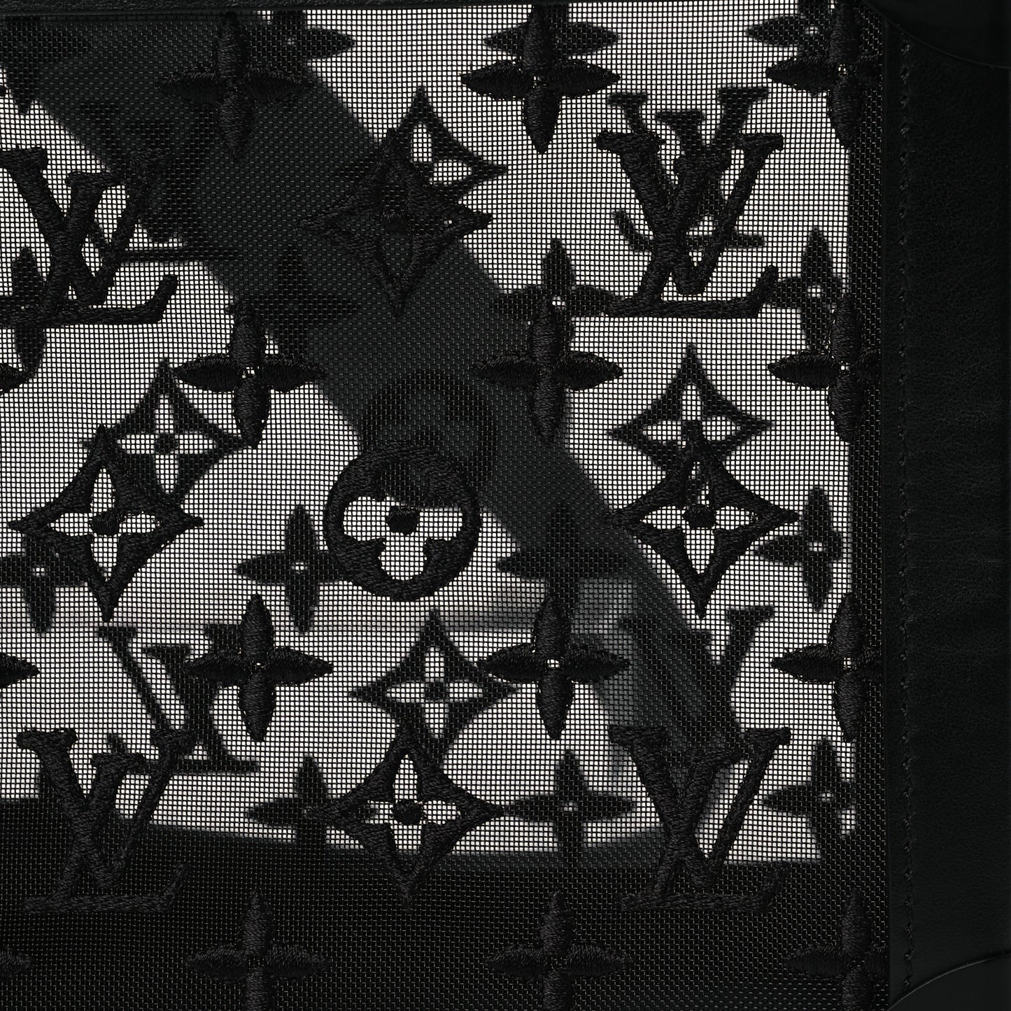 Monogram See Through Soft Trunk Black