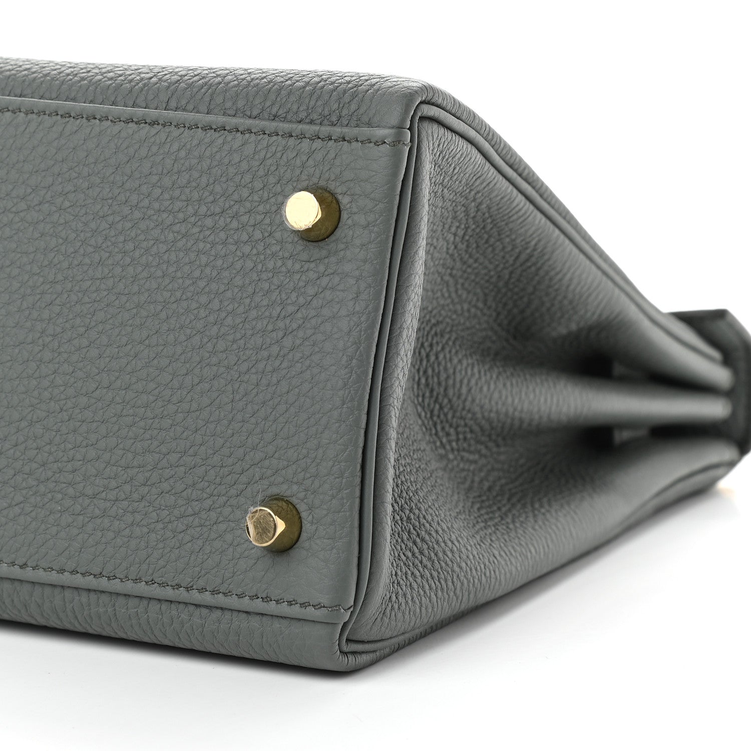 Hermes Togo Kelly Retourne 28 Vert Amande 10 of 11