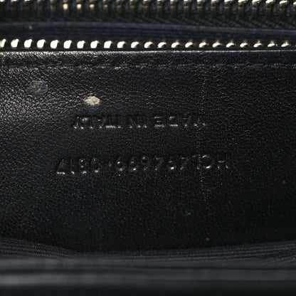 Saint Laurent Calfskin Y Quilted Monogram Small Loulou Chain Satchel Black 7 of 10