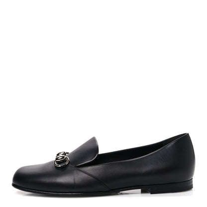 Gucci Calfskin Horsebit Loafers 36.5 Black 1 of 11