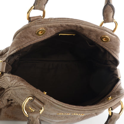 Miu Miu Nappa Leather Mini Charm Bambu 5 of 8