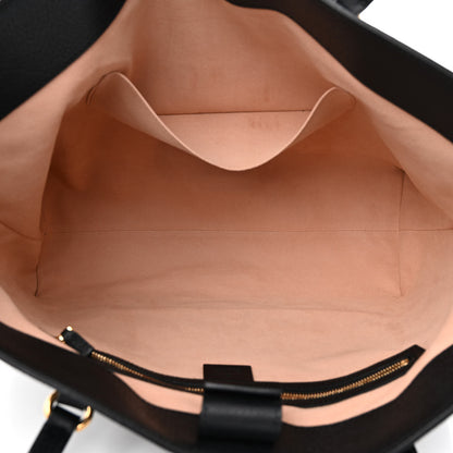 Gucci Textured Calfskin Web Medium Ophidia Shopping Tote Black 5 of 10