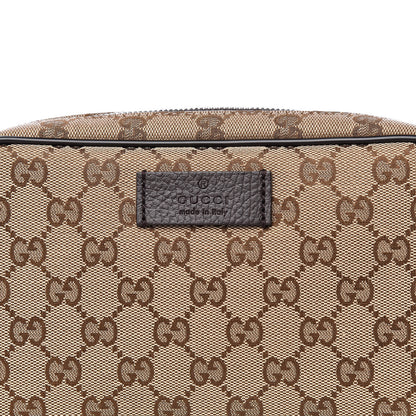 Gucci Monogram Belt Bag Dark Brown 10 of 10