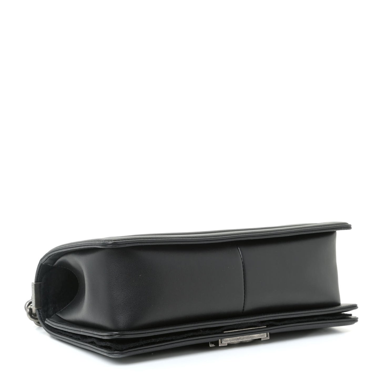 Calfskin Quilted Medium Boy Flap Black