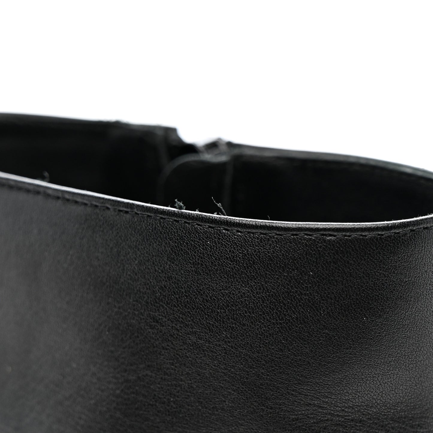 Calfskin Anagram Ankle Boots 37 Black