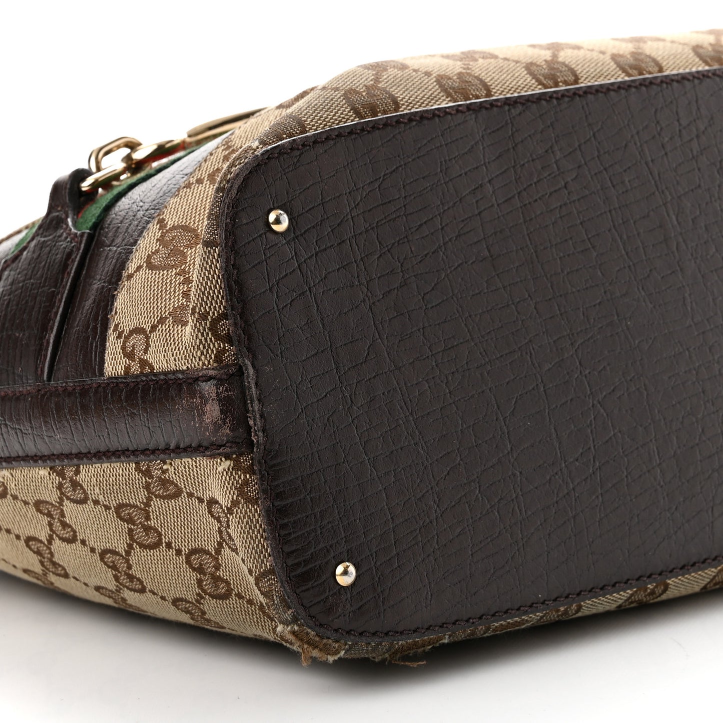 Monogram Medium Hasler Tote Dark Brown