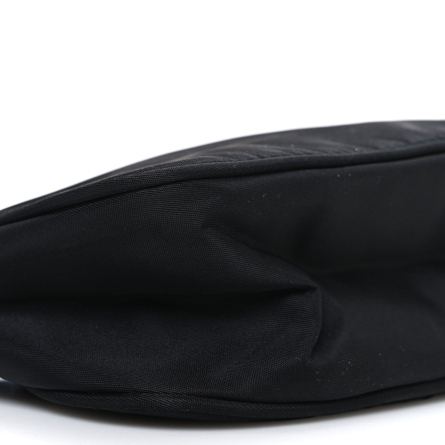 Prada Tessuto Nylon Pochette Bag Black 8 of 9
