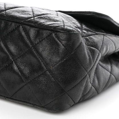 Chanel Washed Lambskin Quilted Jumbo Hybrid Reissue Flap Black 8 of 9