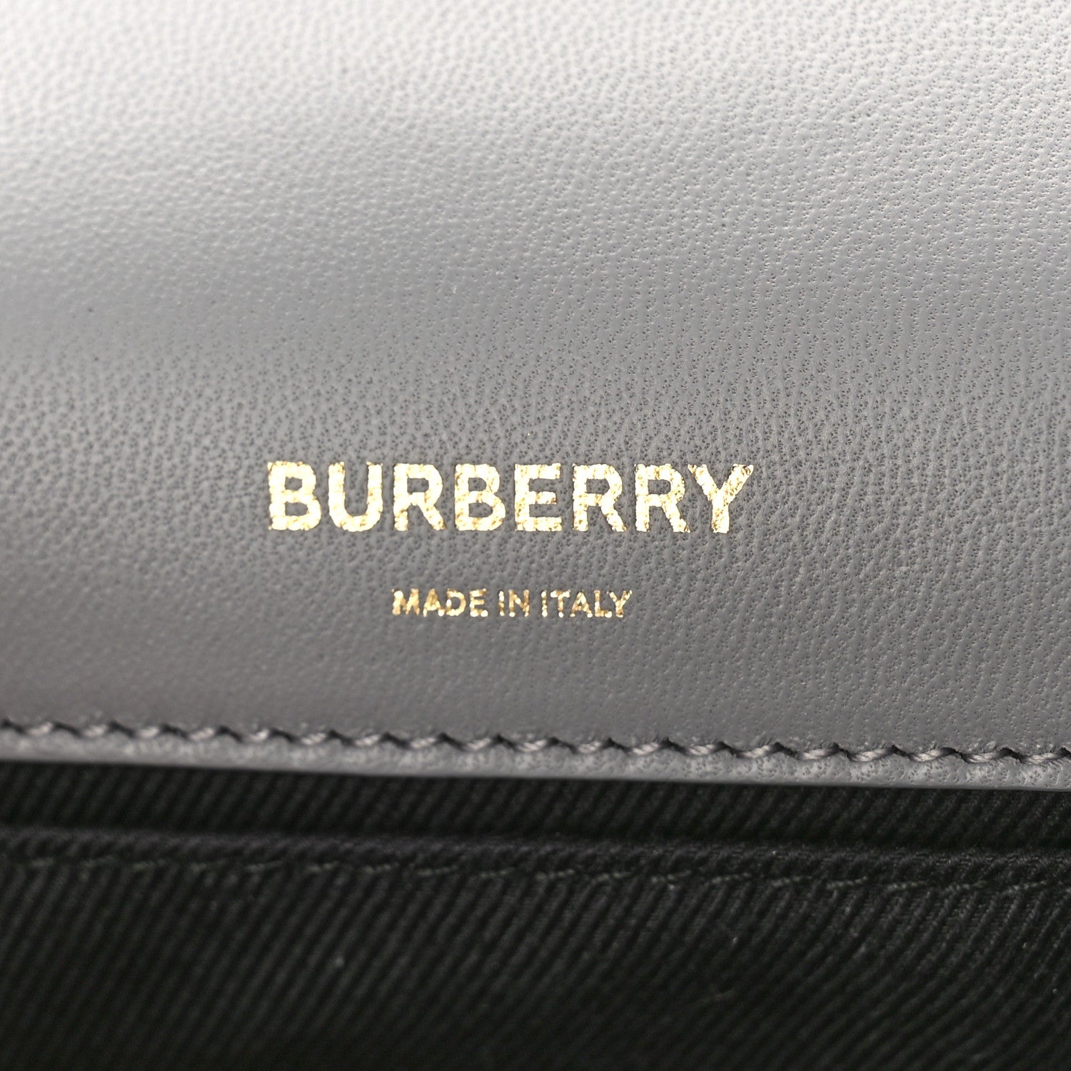 Burberry Lambskin Quilted Small Lola Bag Grey 6 of 8