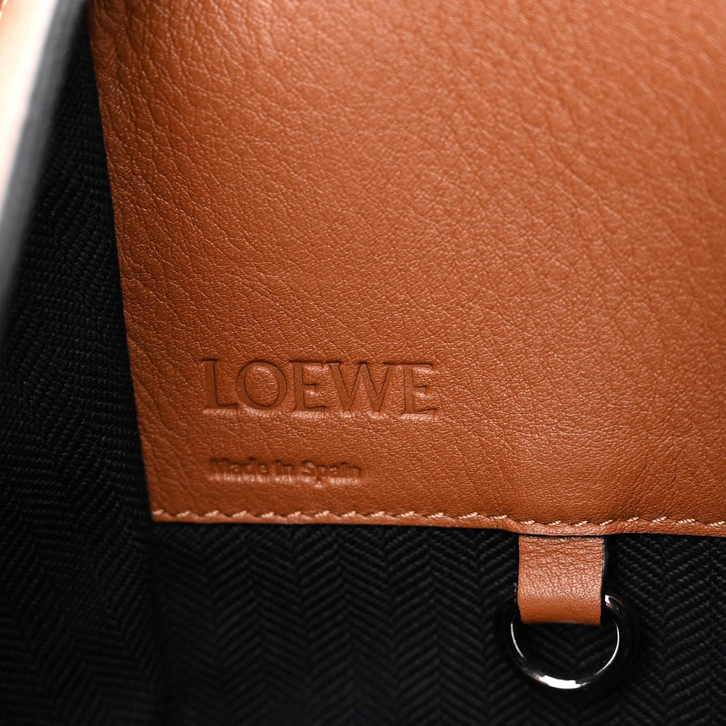 Calfskin Small Hammock Shoulder Bag Tan