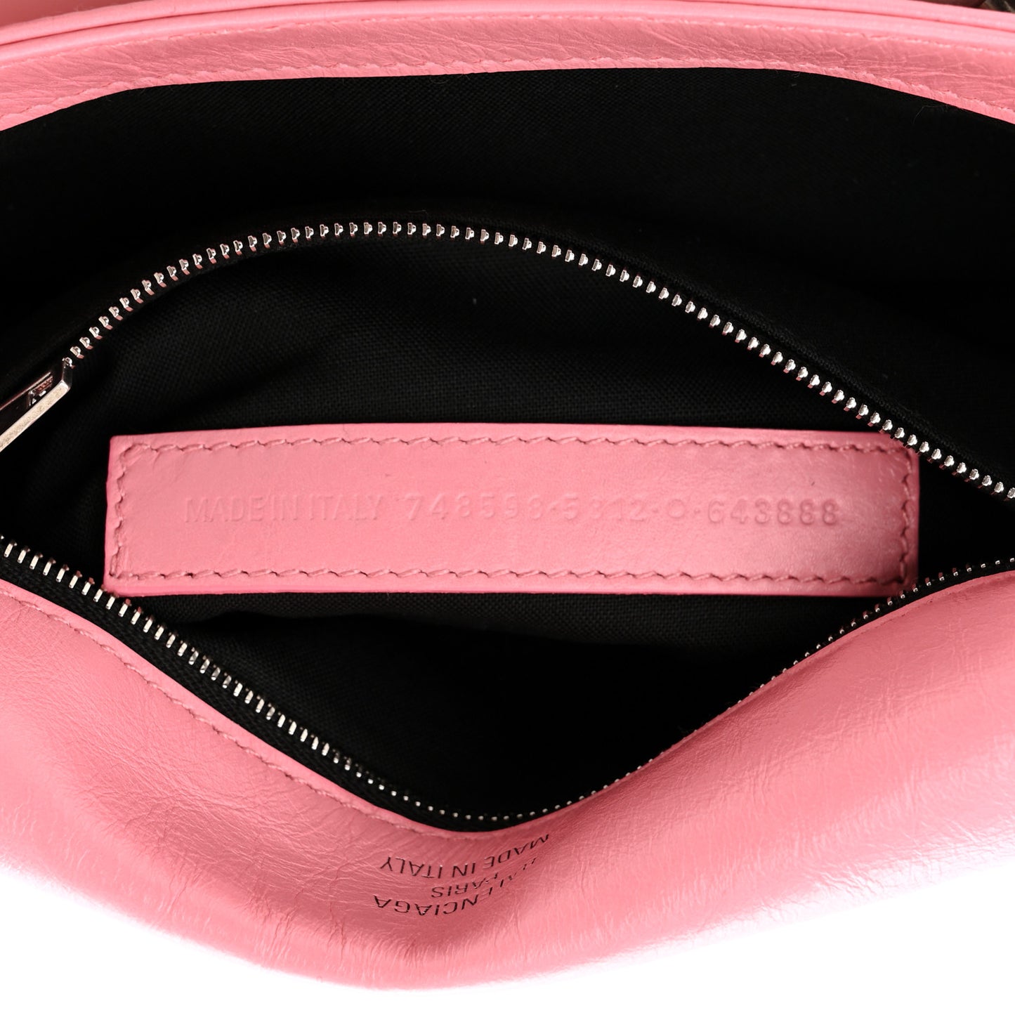 Peach Calfskin Small BB Soft Flap Bag Sweet Pink