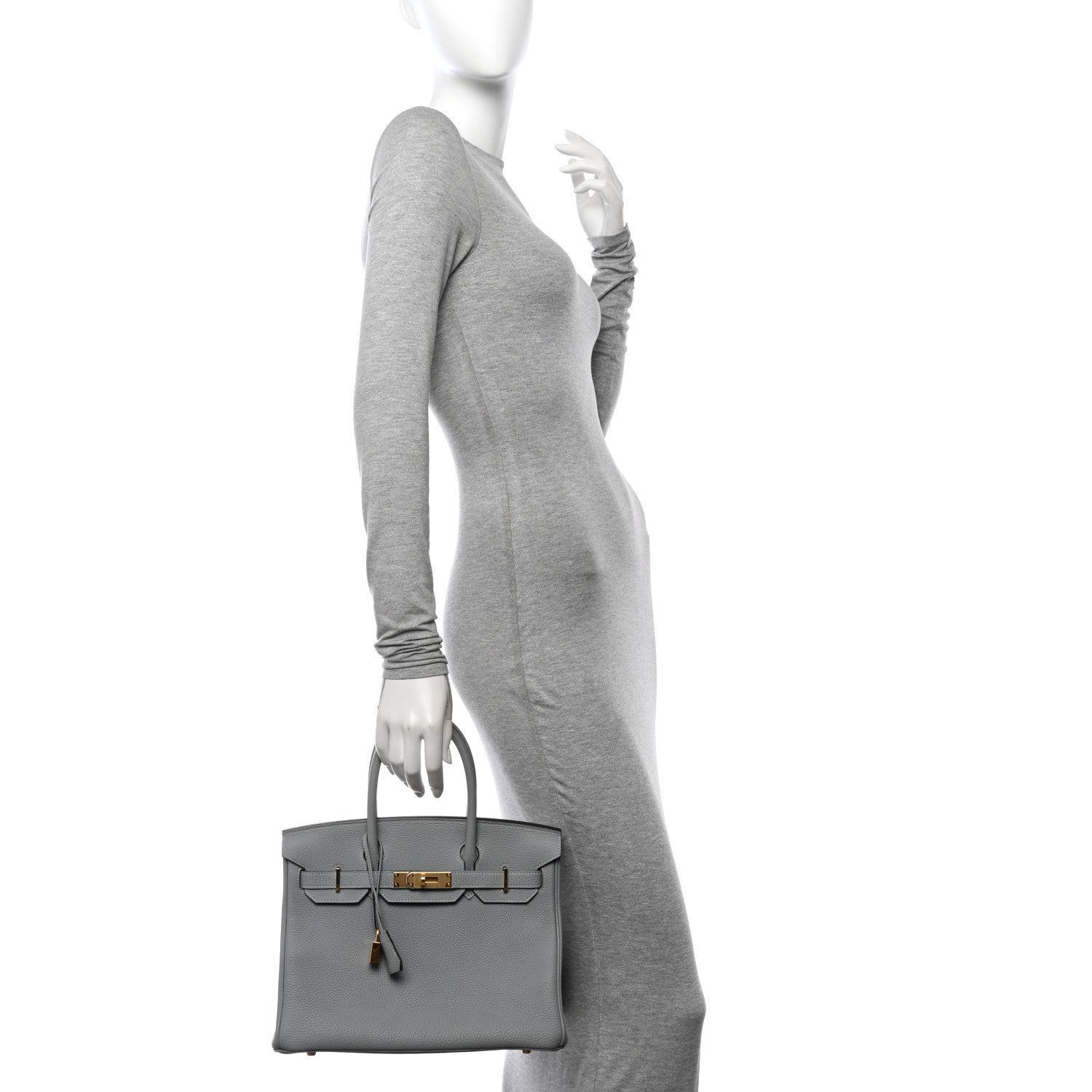 Hermes Togo Birkin 30 Bleu Glacier 2 of 14