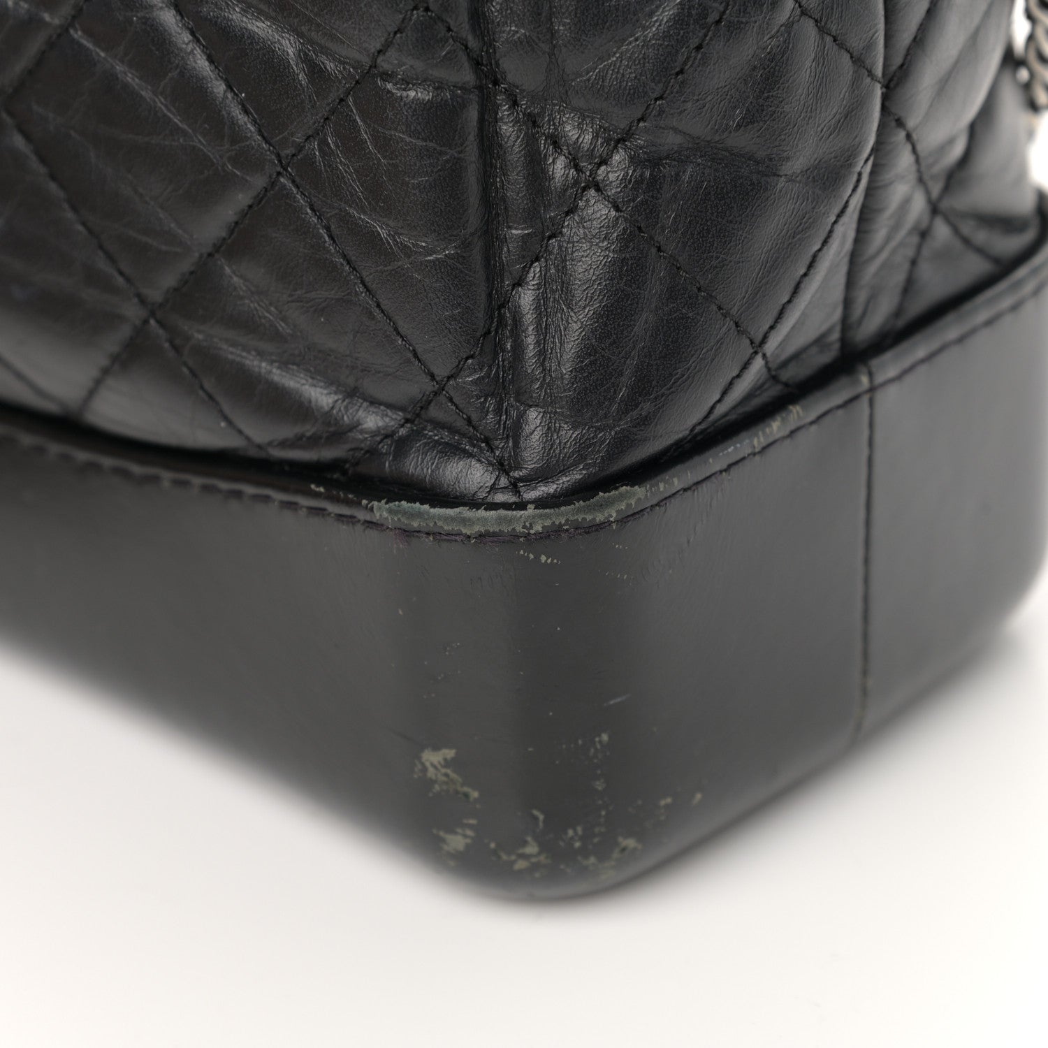 Chanel Aged Calfskin Quilted Small Gabrielle Backpack Black 16 of 19